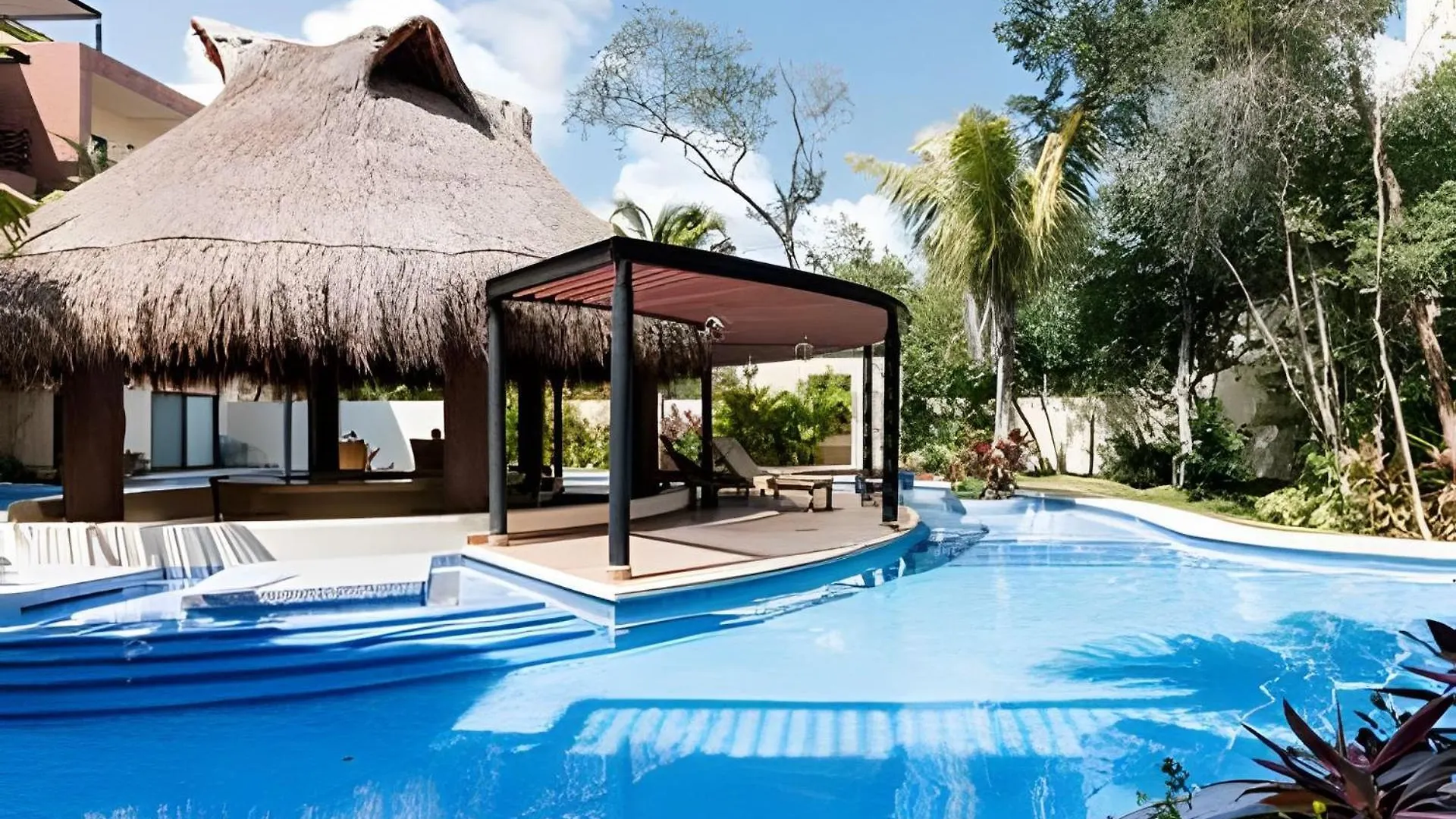 Casa De Lujo Ka'An Maya Acceso Swimup A La Piscina Tulum Mexico